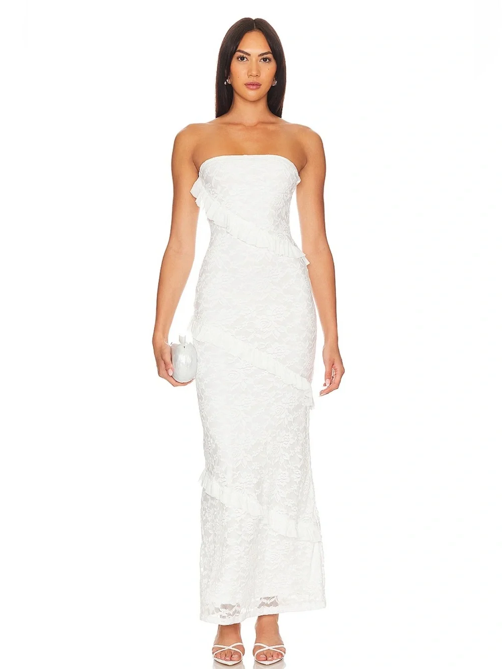 Xandra Maxi Lace dress.